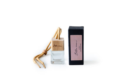 Luxury wooden car diffusers with natural essential oils and premium fragrances