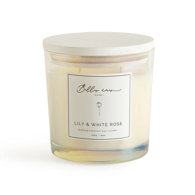BellesAmes_LilyWhiteRose_Candle