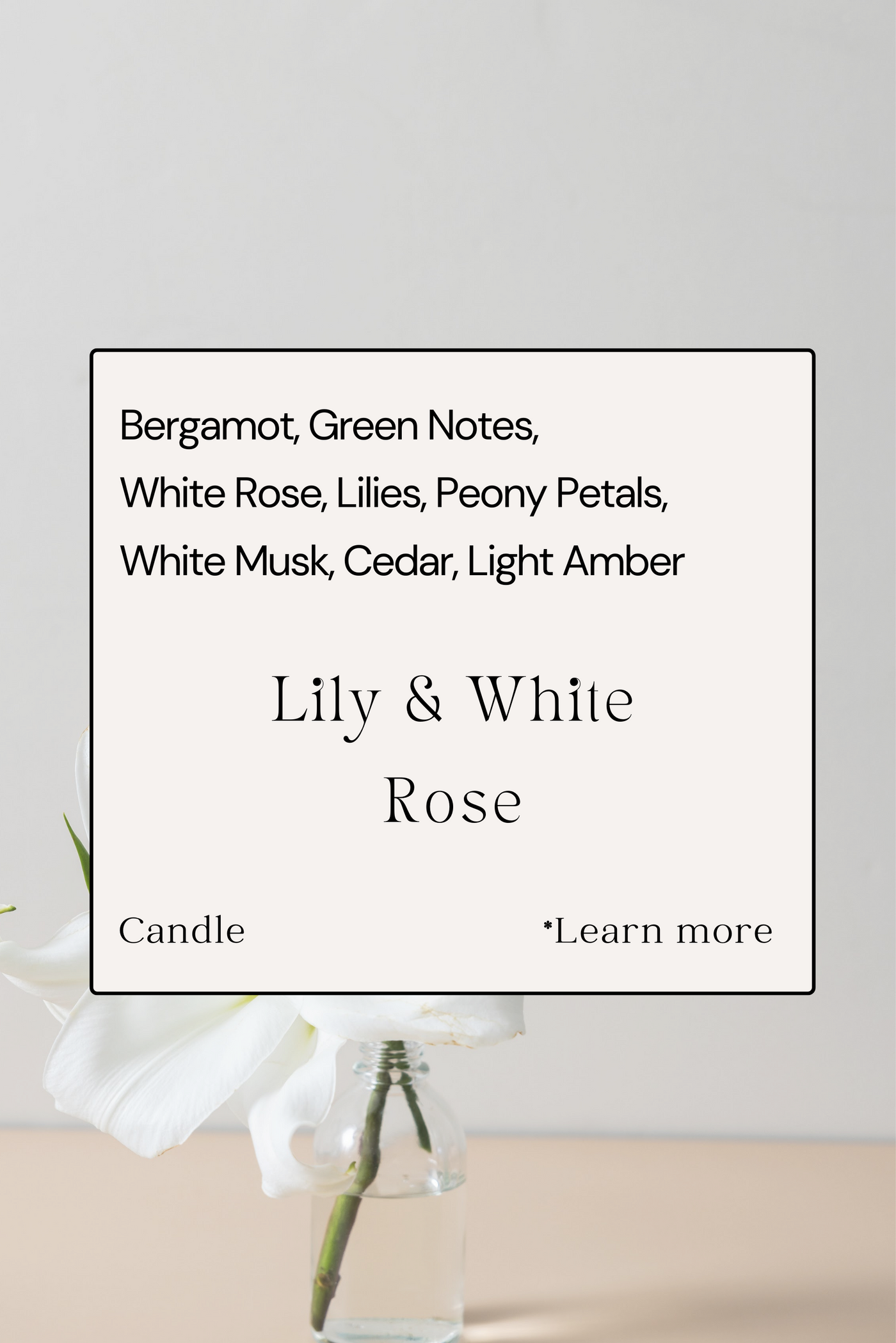 LILY & WHITE ROSE